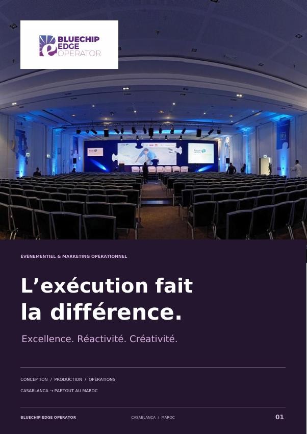 Couverture de la plaquette Bluechip Edge Operator